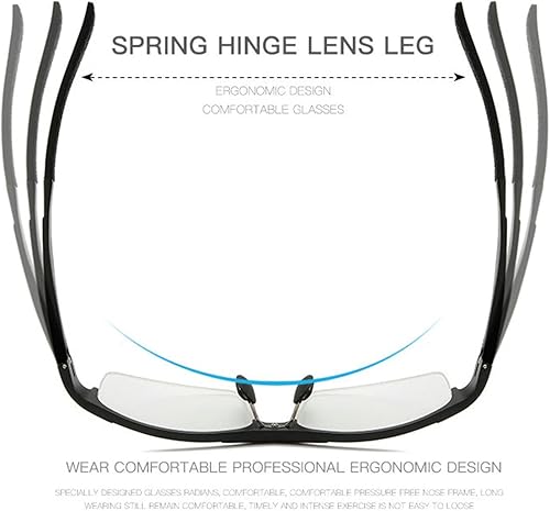 Miniatura 3 de Gafas de lectura de lente completa cuadrada Hombres Transición solar Fotocromática Deportes al aire libre Presbíope Ampliación conducción Gafas de