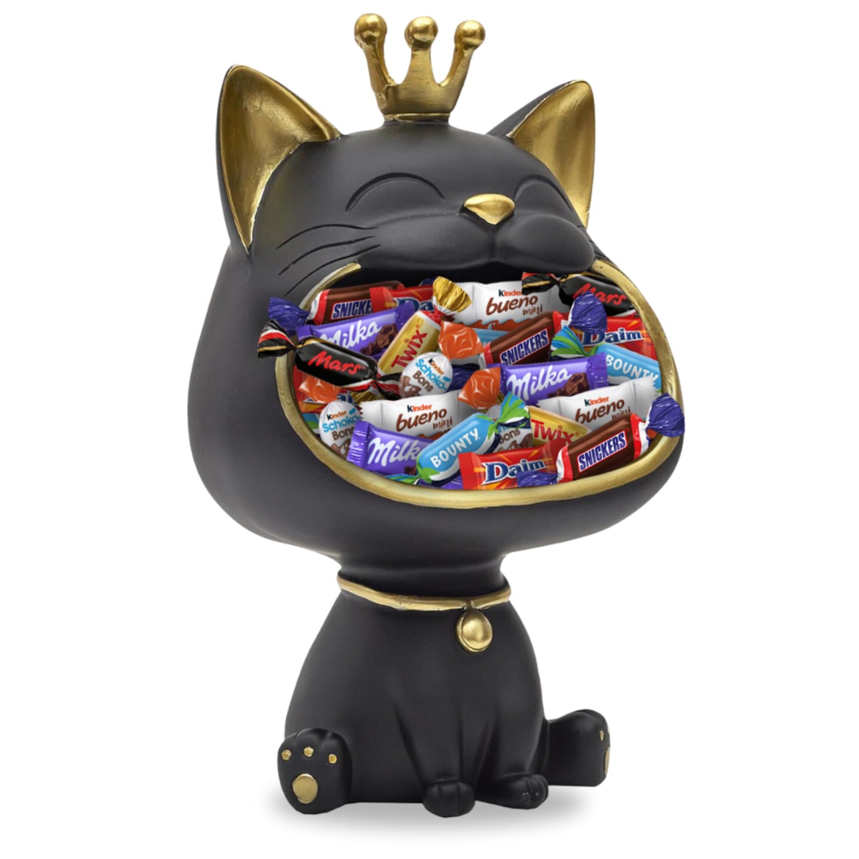 MILKA, KINDER et CÉLÉBRATIONS - Chat Gourmand garni de 30 chocolats