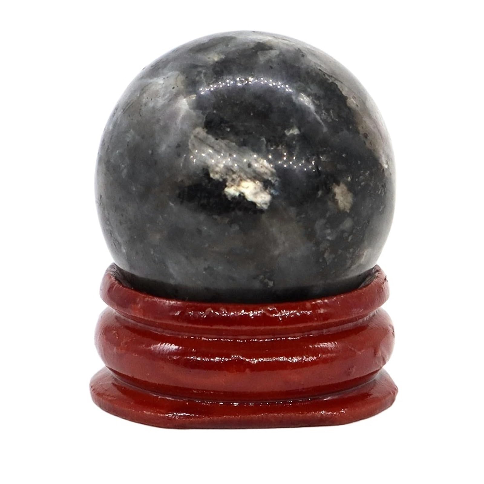 BAYNOPURIN Crystal Sphere 30mm Stone Sphere Quartz Globe Mineral Collection Household Decor