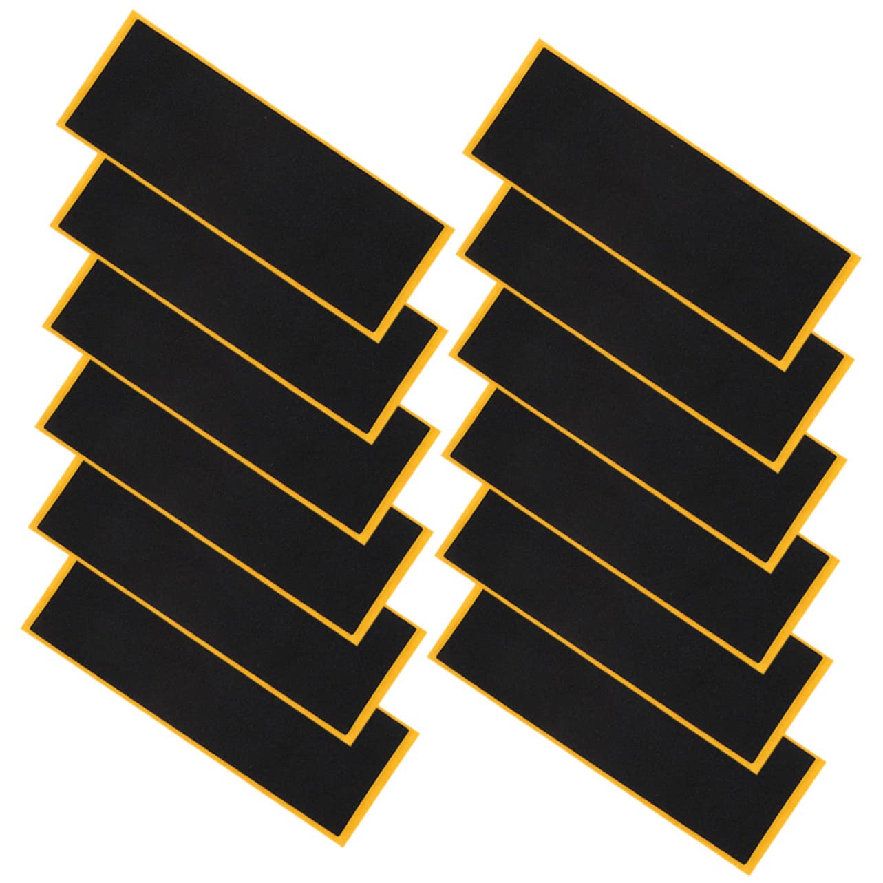 VANZACK 12Pcs Foam Grip Tape for Fingerboards Non Slip Finger Skateboard Stickers Adhesive Supplies for Enhancing Play Experience