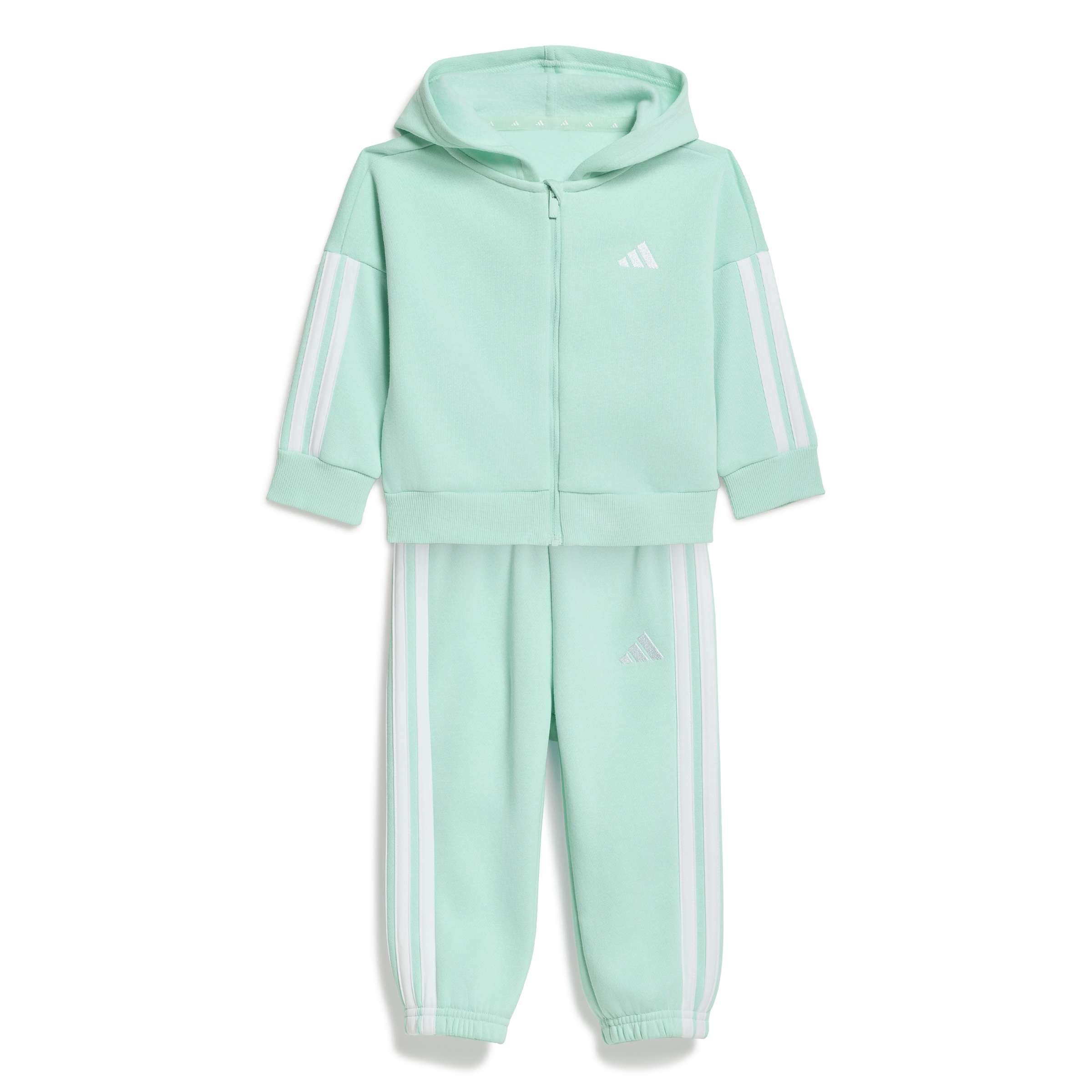 adidas Unisex bebé Essentials Jogger Track_Suit, clear mint/white, 12-18 Months