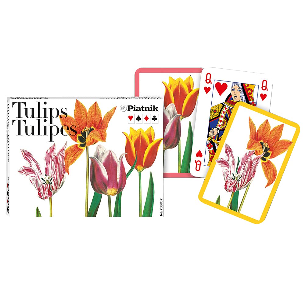 Piatnik 2389 Double Game Tulips 2 x 55 Sheets