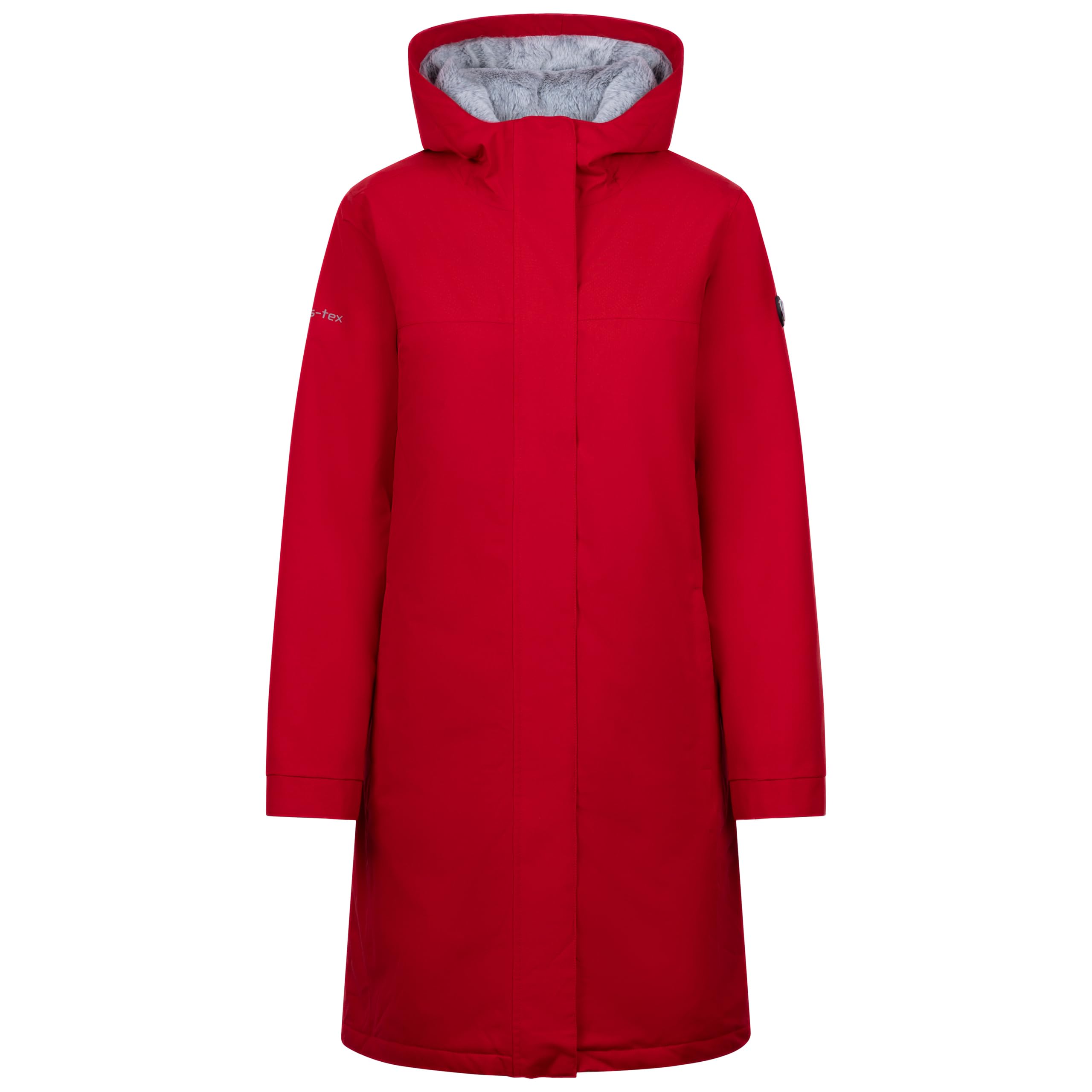 Trespass Women's Hooded Rain Jacket Claudel Red Size 20