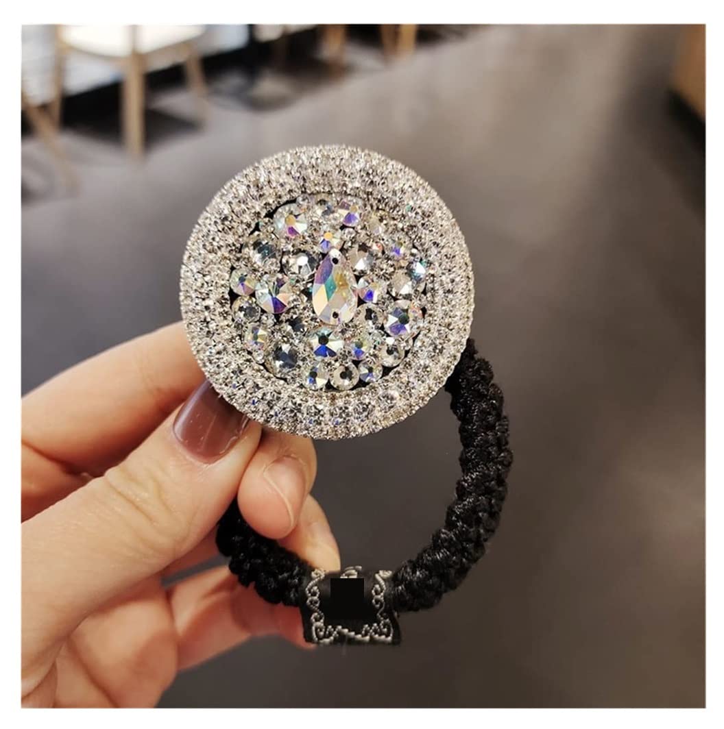 Feste Elastici Capelli 2 Pezzi Moda Strass Cristallo Fasce Per Capelli Per Corde Per Elastici Cerchi Per Decorazione