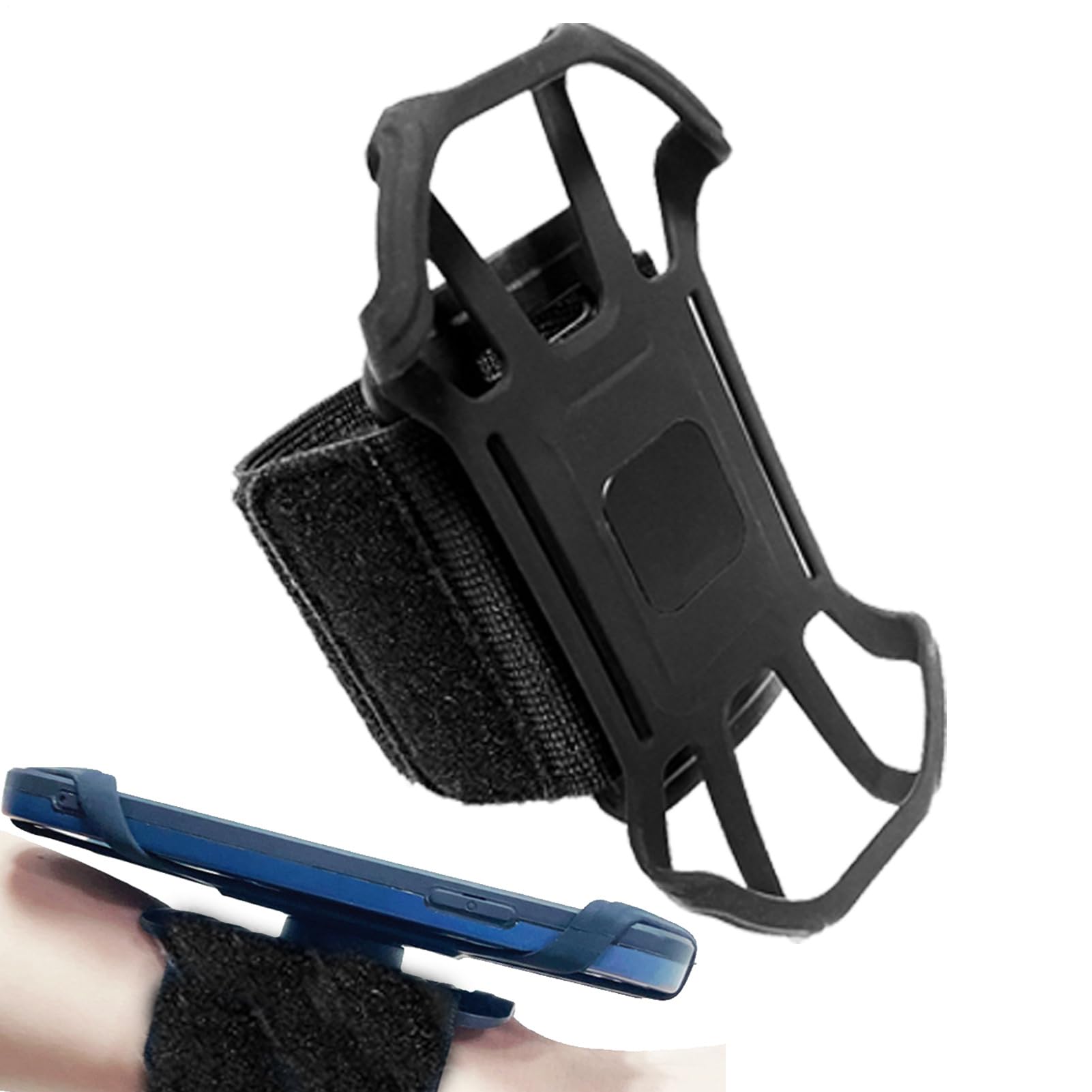 Support de téléphone portable de poignet,Support de téléphone portable, brassard multifonctionnel pour téléphone, support de téléphone de poignet magnétique pivotant, support de téléphone portable