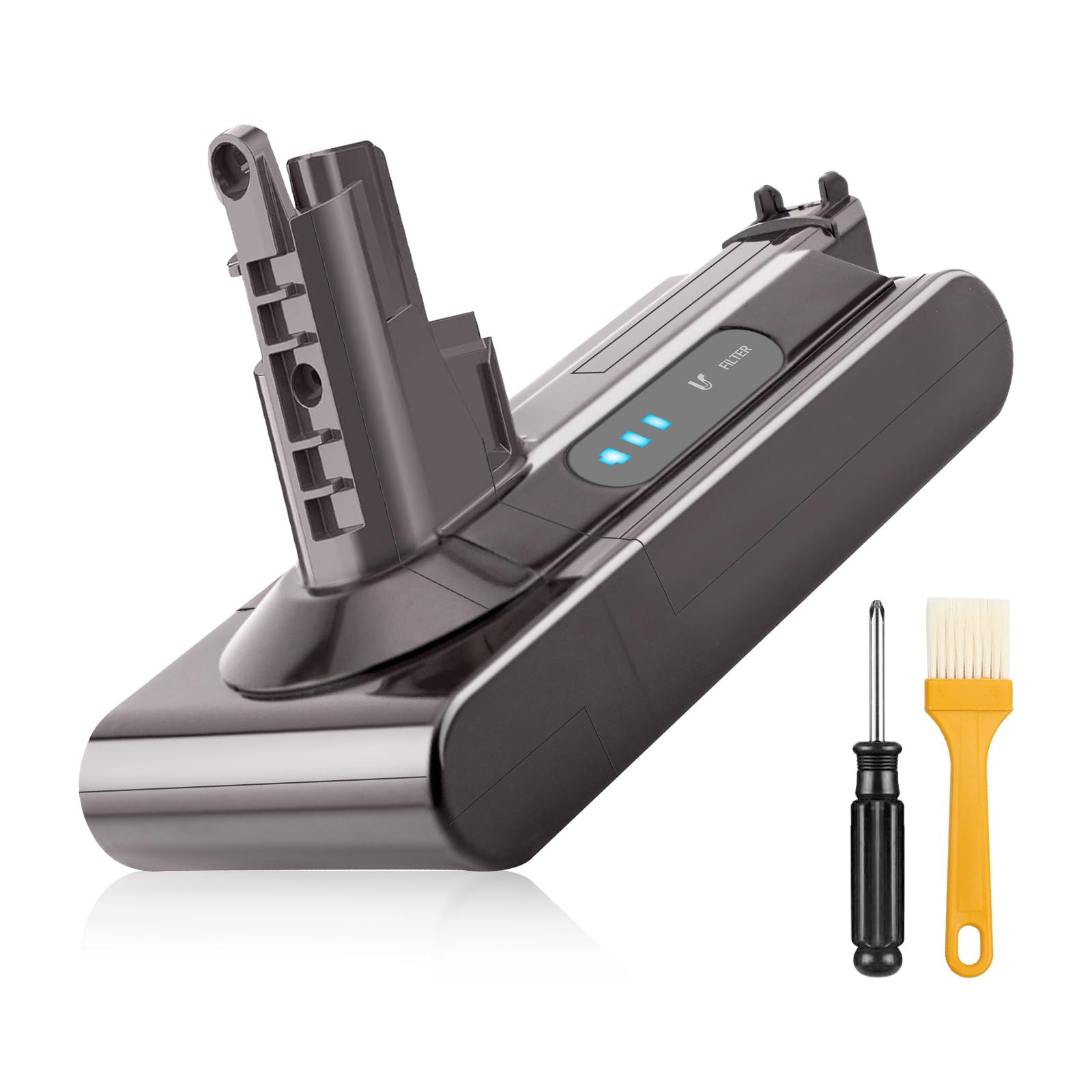 Akumulator zamienny do Dyson V10, 7200 mAh V10 Animal V10 Absolute V10 Motorhead SV12 V10 Fluffy Cordless Stick Vaccuum Cleaner (nie pasuje do SV10)