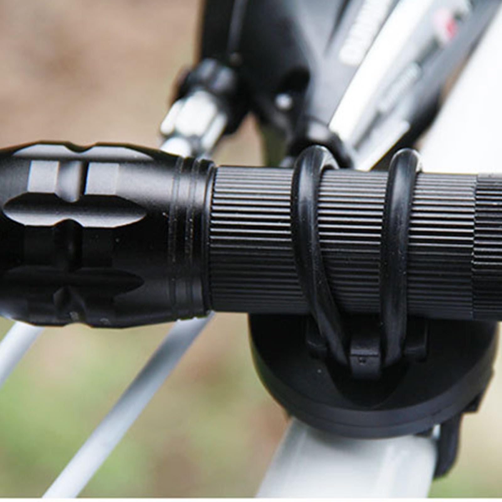 2Pcs Flashlight Holder 360 Degree Adjustable Universal Bike