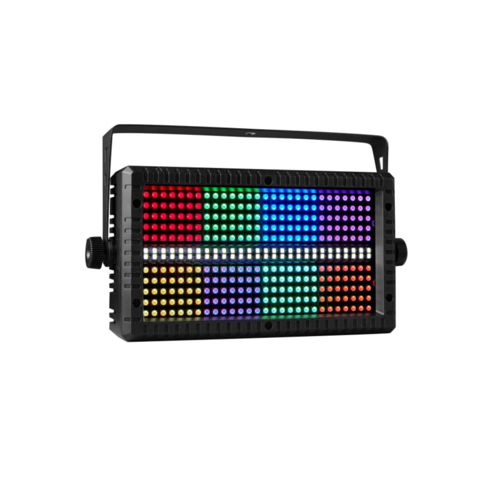 Oświetlenie Dyskotekowe 60W Mni LED Strobe RGB 3w1 8 partycji +Biały 8000K 4 partycje DMX Super Bright Dj Wash Bar Efekty oświetlenia scenicznego
