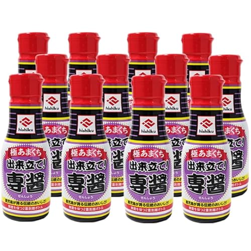 ヒシク 極あまくち専醤(せんしょう) 極甘口 200ml×12本 藤安醸造 鹿児島甘口醤油 濃口醤油
