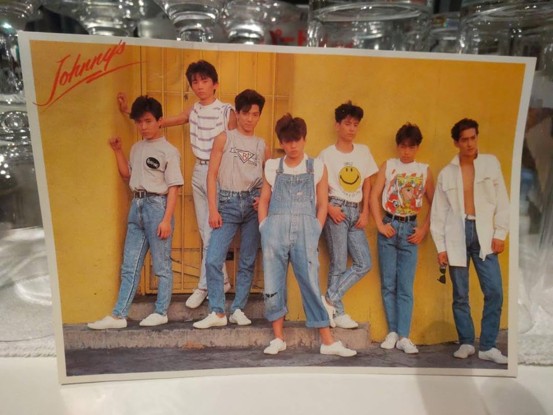 Amazon.co.jp: レトロ80年代当時物アイドル 光GENJI プロマイド 写真 1