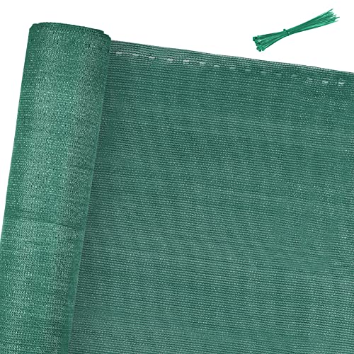 Aquagart Sichtschutznetz 15m - Grünes Schattiernetz 2m Breit Für Zäune Und Balkon