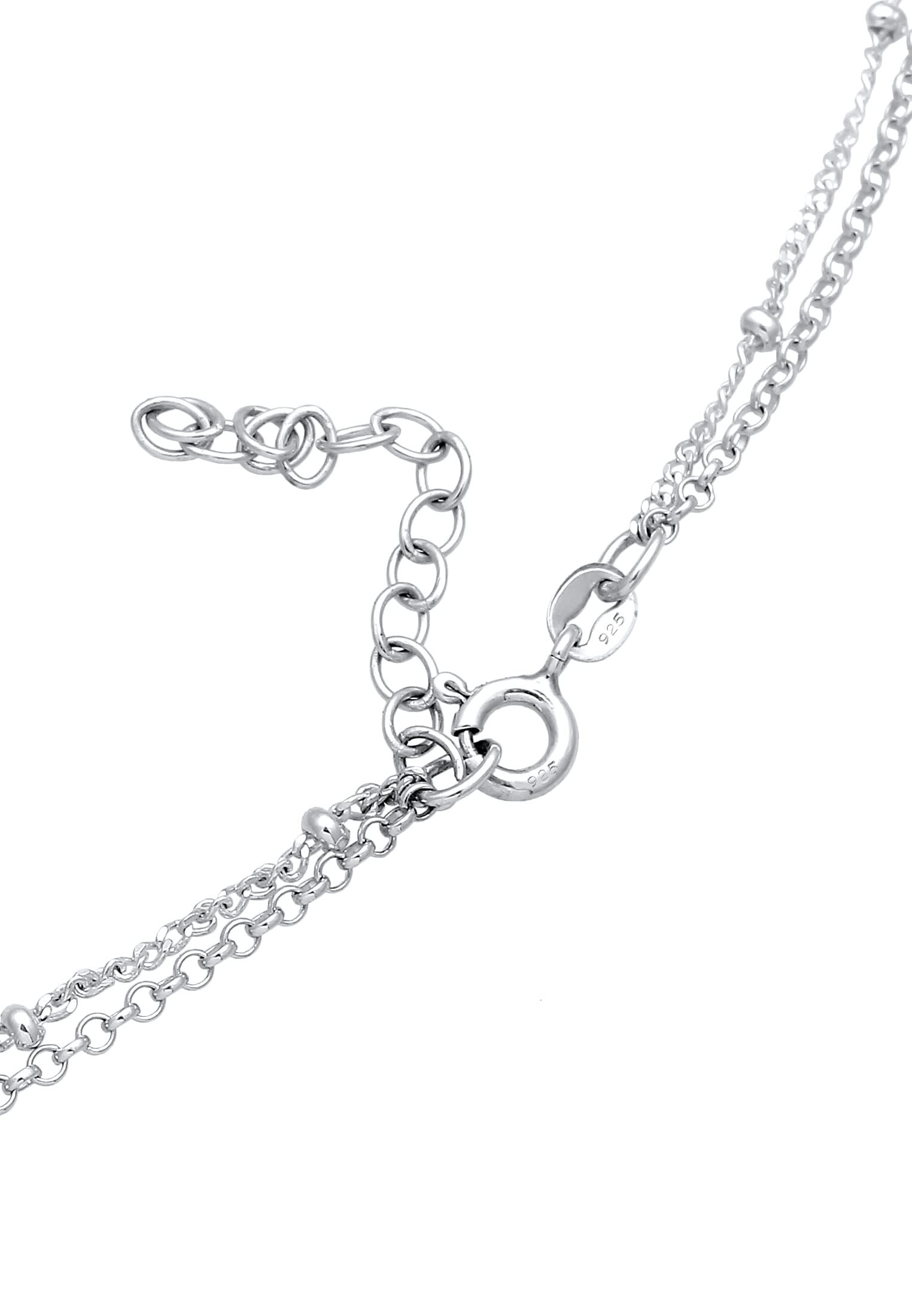 Elli Collana Donne Girocollo Sfera Strati Look in Argento Sterlino 925