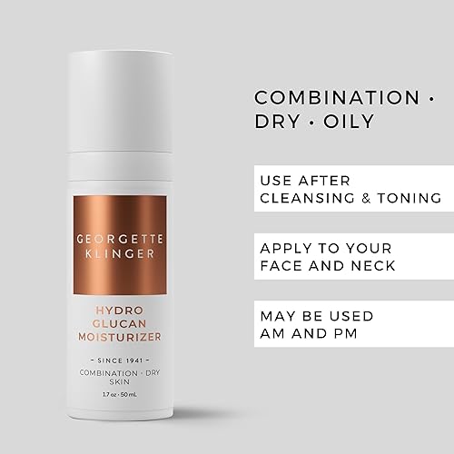 Miniatura 5 de Georgette Klinger Hidratante Hydro Glucan  Hidratación brillante, de larga duración, rellena y reafirma la piel mientras aumenta la humedad natural,