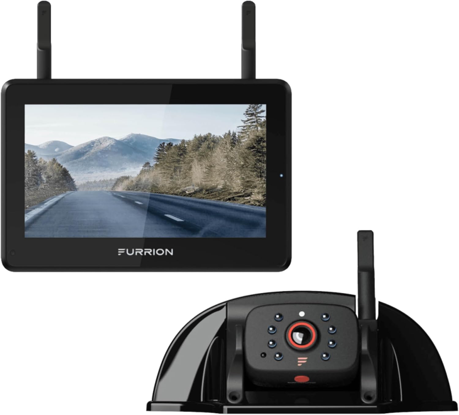 Furrion Vision S+ RV Observation System with monitor and sharkfin camera