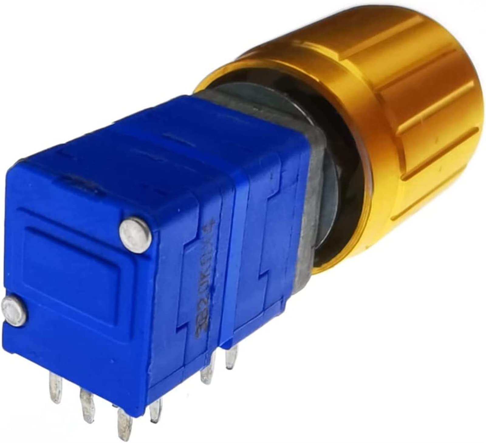 Potenciómetro 3 uds PTD904 + perilla de aluminio dorado B20K B20KX4 potenciómetro giratorio de 4 piezas DIP12 Componentes electromecánicos