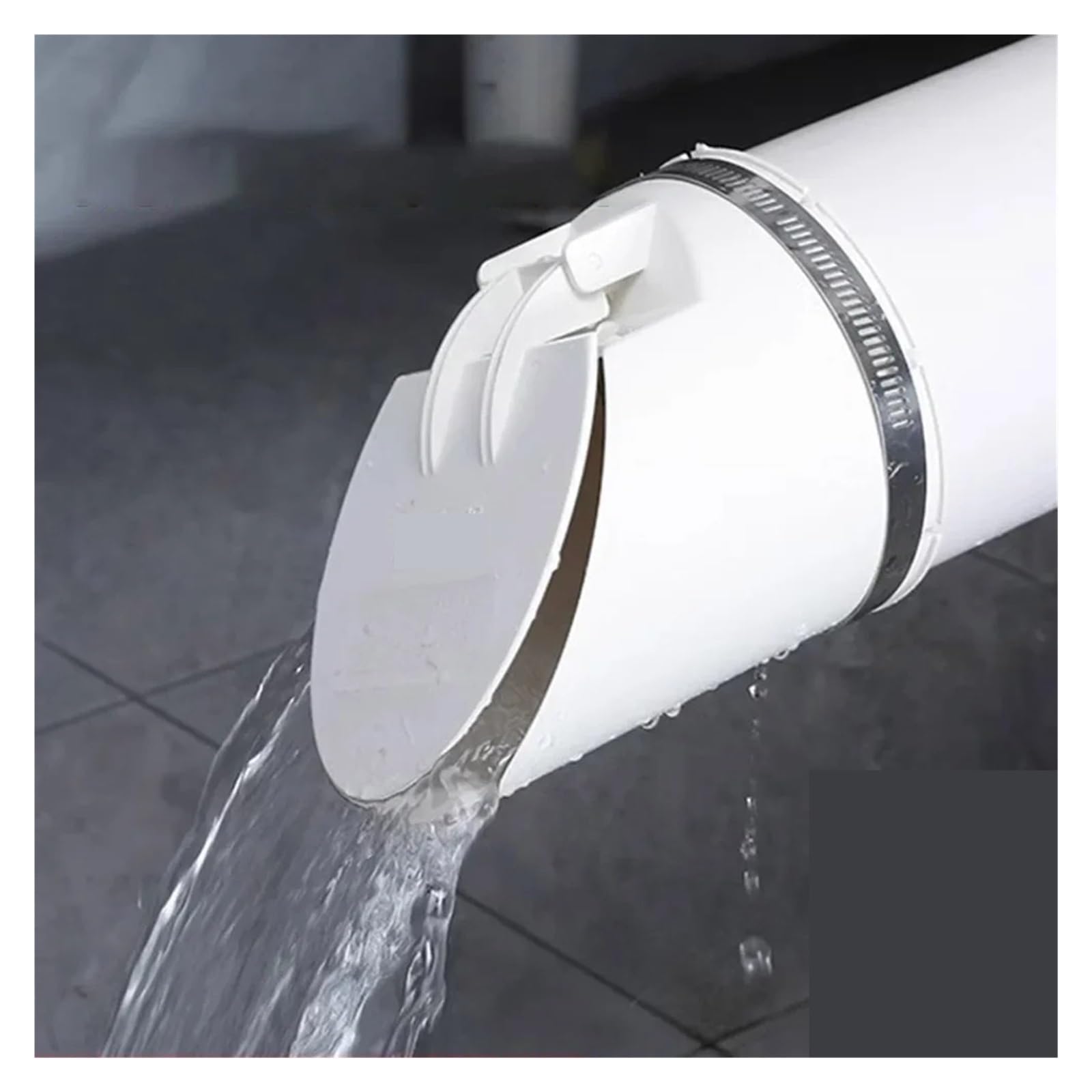 Valvola di ritegno for tubo scarico in PVC 50-160mmPVC Tubo di Drenaggio Scarichi a Pavimento Chiusura Automatica Coperchio Della Valvola Spostamento Di Anti Riflusso Odore valvola
