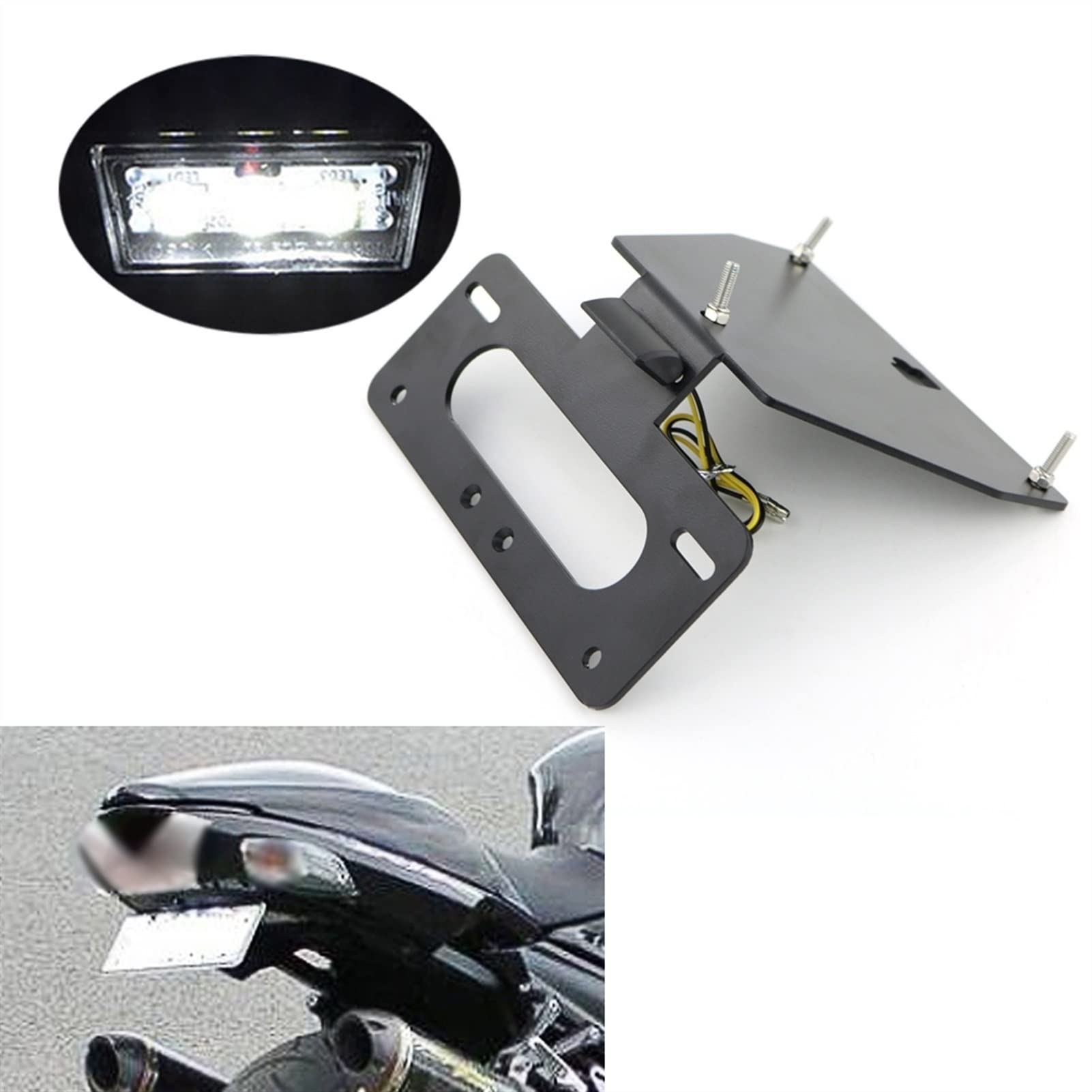 Amazon.com: PuLaif Motorcycle Plate Mount for Kawasaki ZX14 ZX14R