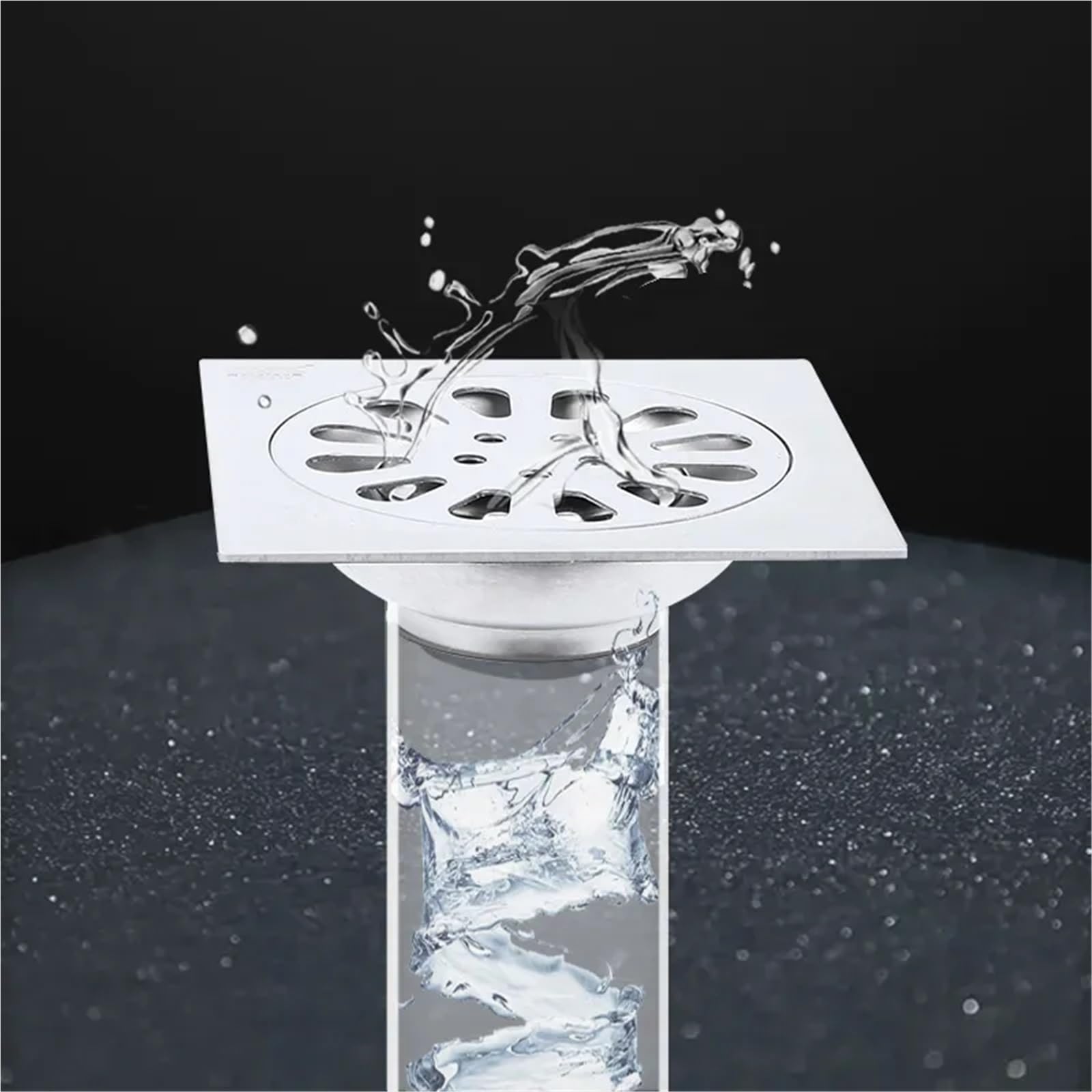 Okrągły odpływ podłogowy ze stali nierdzewnej 304 2 szt(2CM-4)