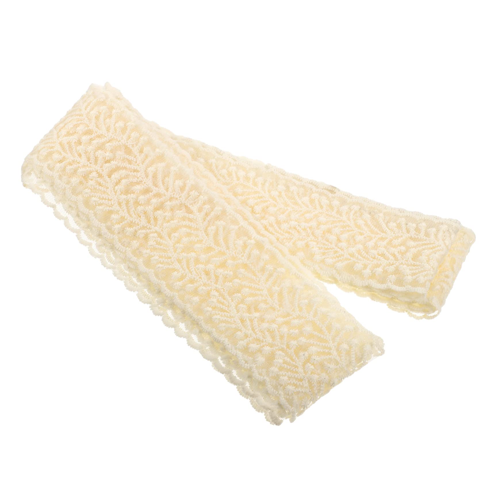 STOBOK 4rollos Encaje De Costura Para Manualidades Metros De Adorno De Encaje Bordado Para Materiales De Costura y Accesorios Para Ropa