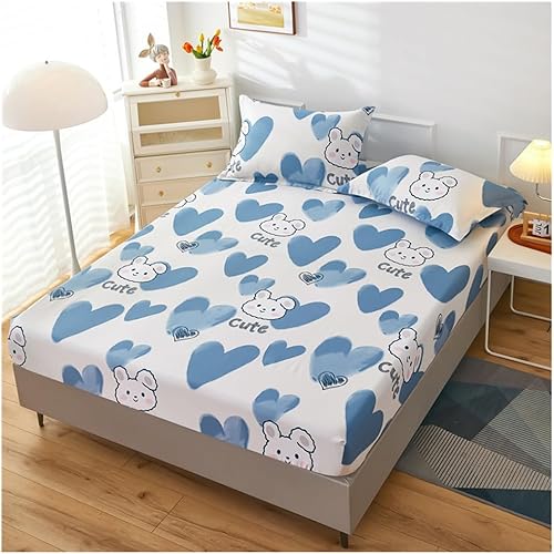 Miniatura 8 de Sábana bajera ajustable tamaño California King, sábana bajera ultra suave con bolsillo profundo, sábana inferior de algodón, cómoda y lavable, 1