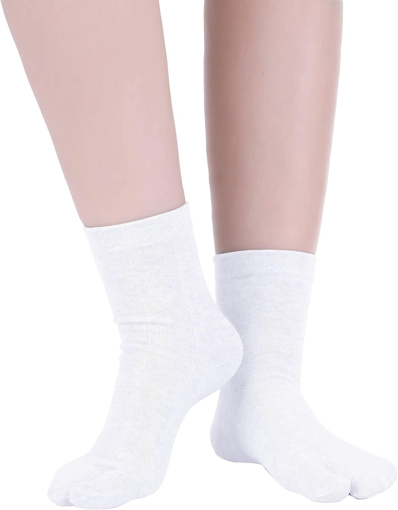 6 Pairs Flip Flop Socks Tabi Split Toe Socks Elastic Cotton for Men Women