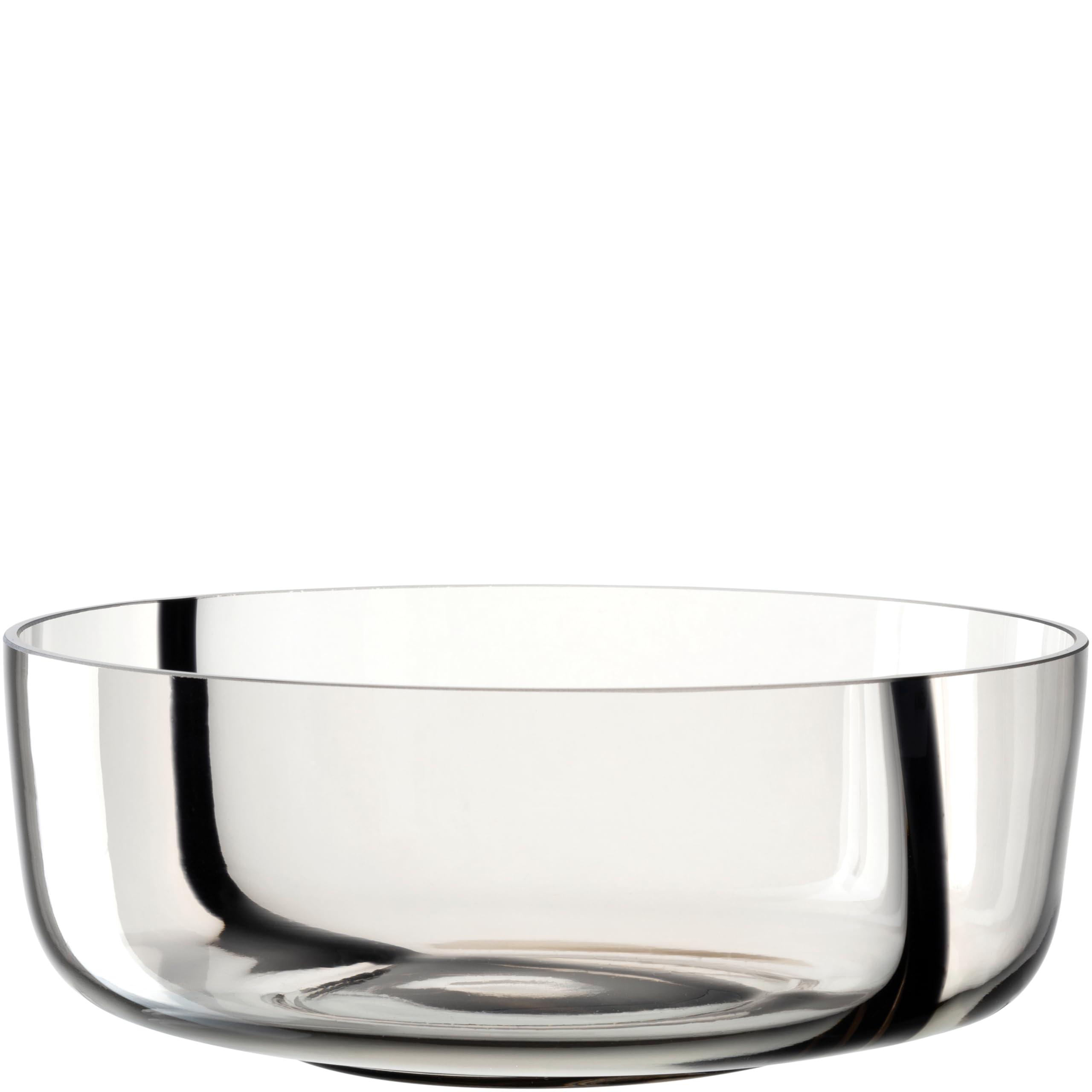 LEONARDO HOME ALVEO Schale • 1 Stück • Für Salat, Snacks und Desserts • Dekorative Servierschale • Für jede Situation • Edles Wohnaccessoire • Stilvolles Designobjekt • Höhe 10 cm • taupe • 055230