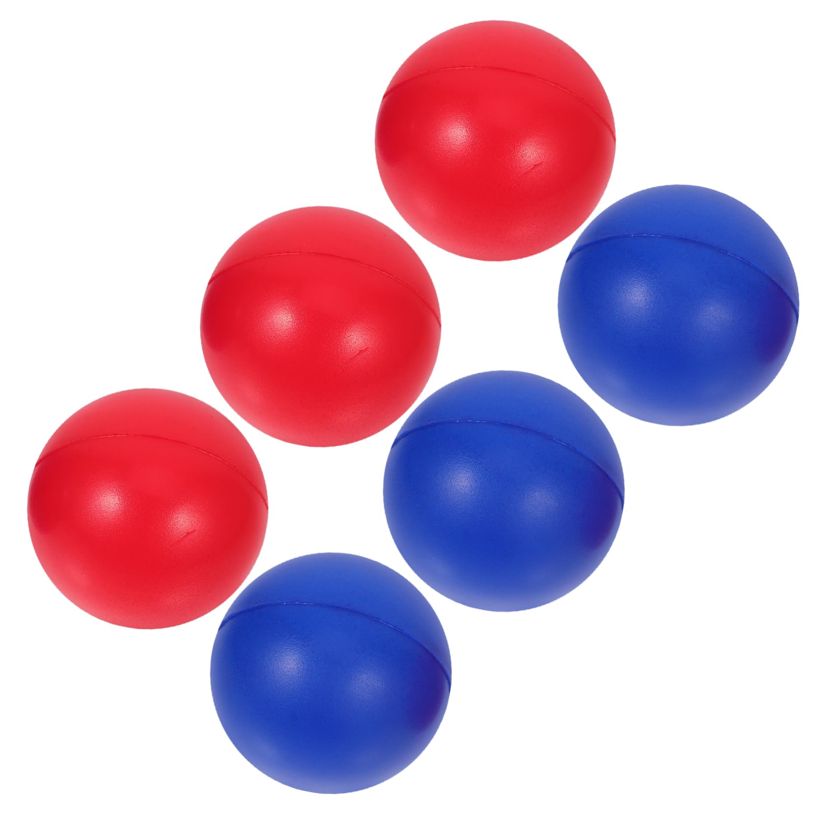 BESPORTBLE 6Pcs Colored Beach Paddle Balls PU Training Balls for Outdoor Games for Beginners Practice Indoor Outdoor Use Reliable Safe