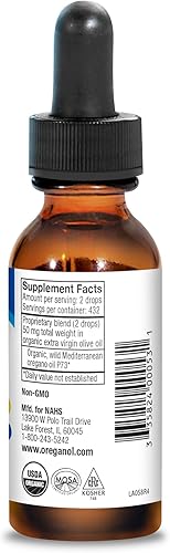 Miniatura 9 de North American Herb  Spice Orreganol P73 - 045 onzas líquidas apoyo inmunológico salud óptima sin procesar aceite de orégano silvestre fuente