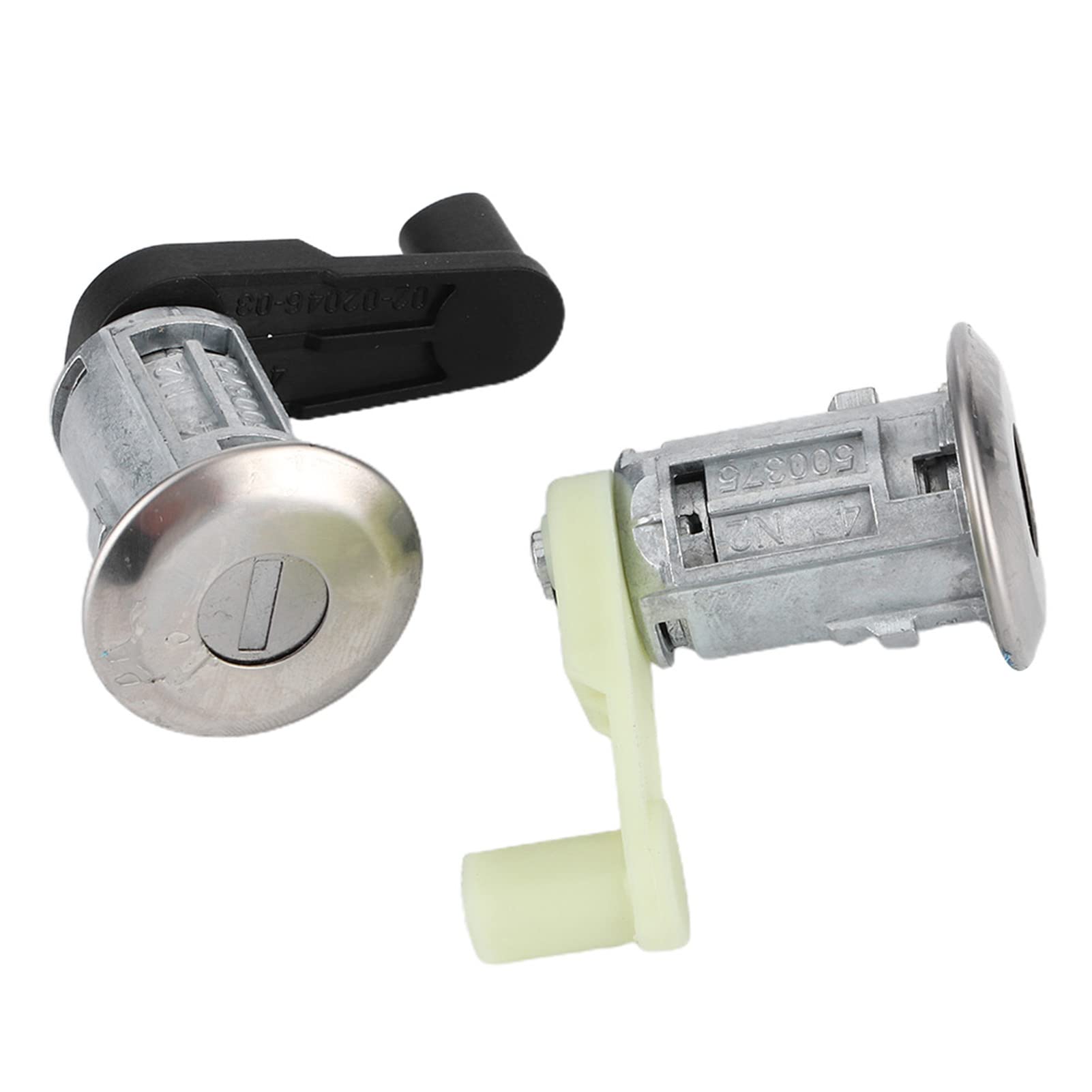 1 par de Cilindros de Cerradura de Coche con Llave, Kit de Cilindro de Cerradura de Puerta con Llave 7701468981 Apto para I Scenic I II Thalia