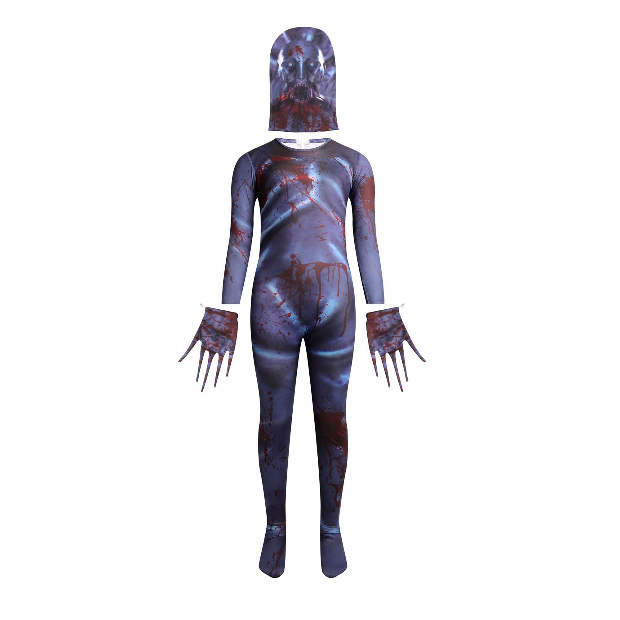 SCP Foundation 096 Costume Kids Scary Halloween SCP Cosplay Secure Contain Protect Halloween Party J