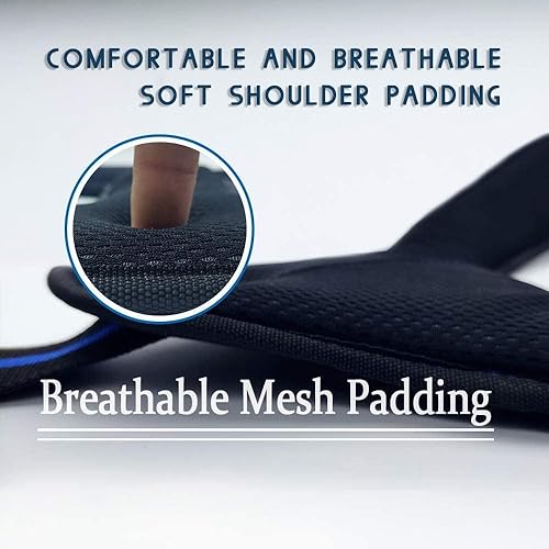 Miniatura 4 de Dr.TOUGH Tirantes acolchados para cinturón de herramientas, para carpintero, construcción, electricista, con bolsillos, bolsa de herramientas para