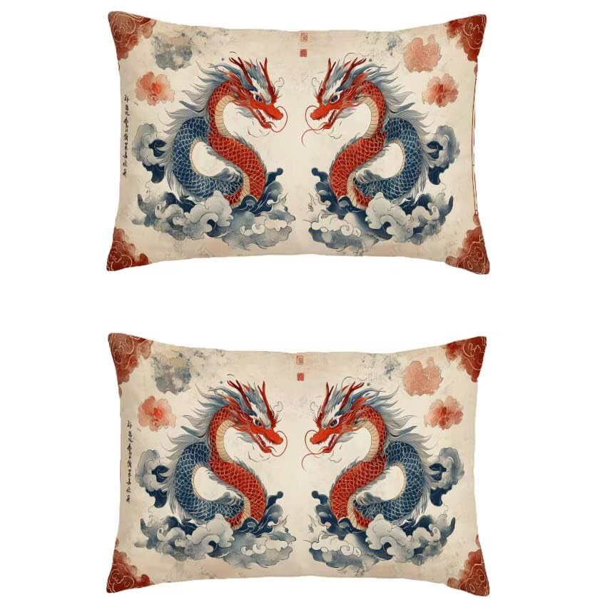 Coussin extérieur imperméable rouge pour canapé de jardin M-375