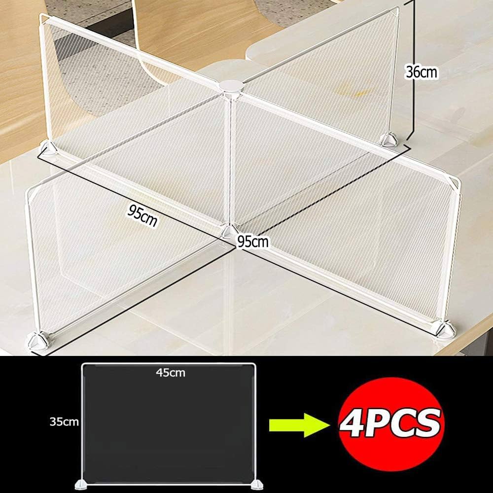 感染対策✨新品✨飛沫防止　テーブル用 パーテーション 4枚■コロナ　インフル Amazon | 4枚 飛沫防止パーテーション 透明 デスク用