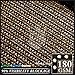 Royal Shade 4' x 50' Brown Fence Privacy Screen Windscreen Cover Netting Mesh Fabric Cloth - Cable Zip Ties Included (We Make Custom Size)