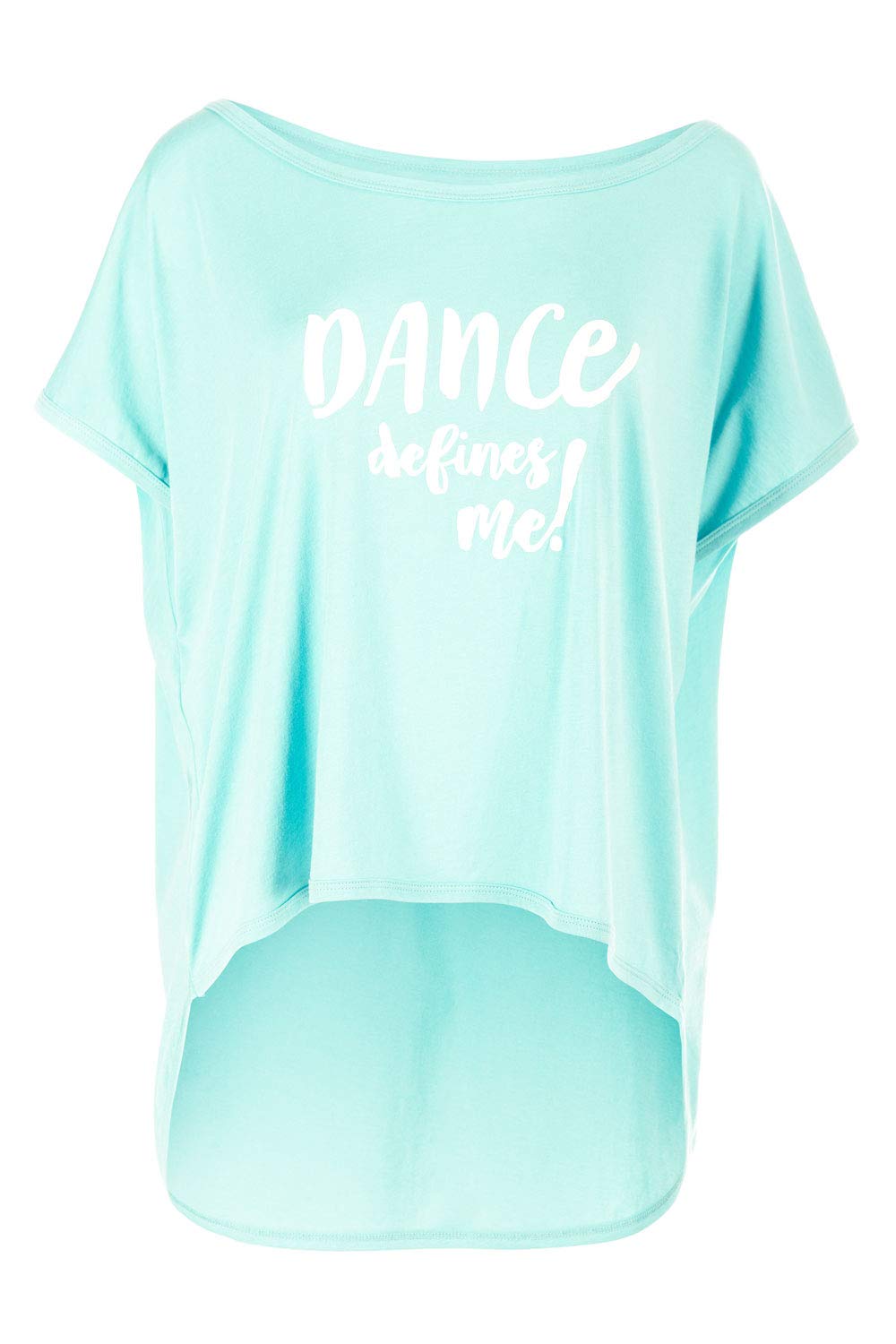 WINSHAPE Women's Ultra Light Modal Shirt MCT017 Defines me, Dance Style, Fitness, Leisure, Sports, Yoga Workout T, Mint, XL