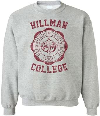 The Goozler Hillman College Retro 80s Sitcom TV Fleece Sweatshirt