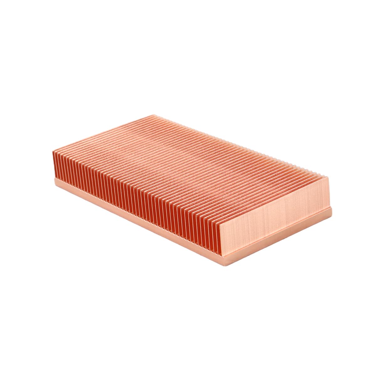 Ludom Disipador De Calor De Cobre, Cuerpo De Refrigeración De Cobre, Disipador De Calor De Pala Electrónica, 100 X 50 X 15 Mm