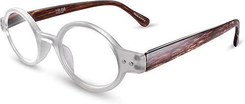 2SeeLife Gafas de lectura redondas retro pequeñas para hombres y mujeres para todas las formas de cara con alta visión, anteojos de lectura para 2SeeLife Gafas de lectura redondas retro pequeñas para hombres y mujeres para todas las formas de cara con alta visión, anteojos de lectura para