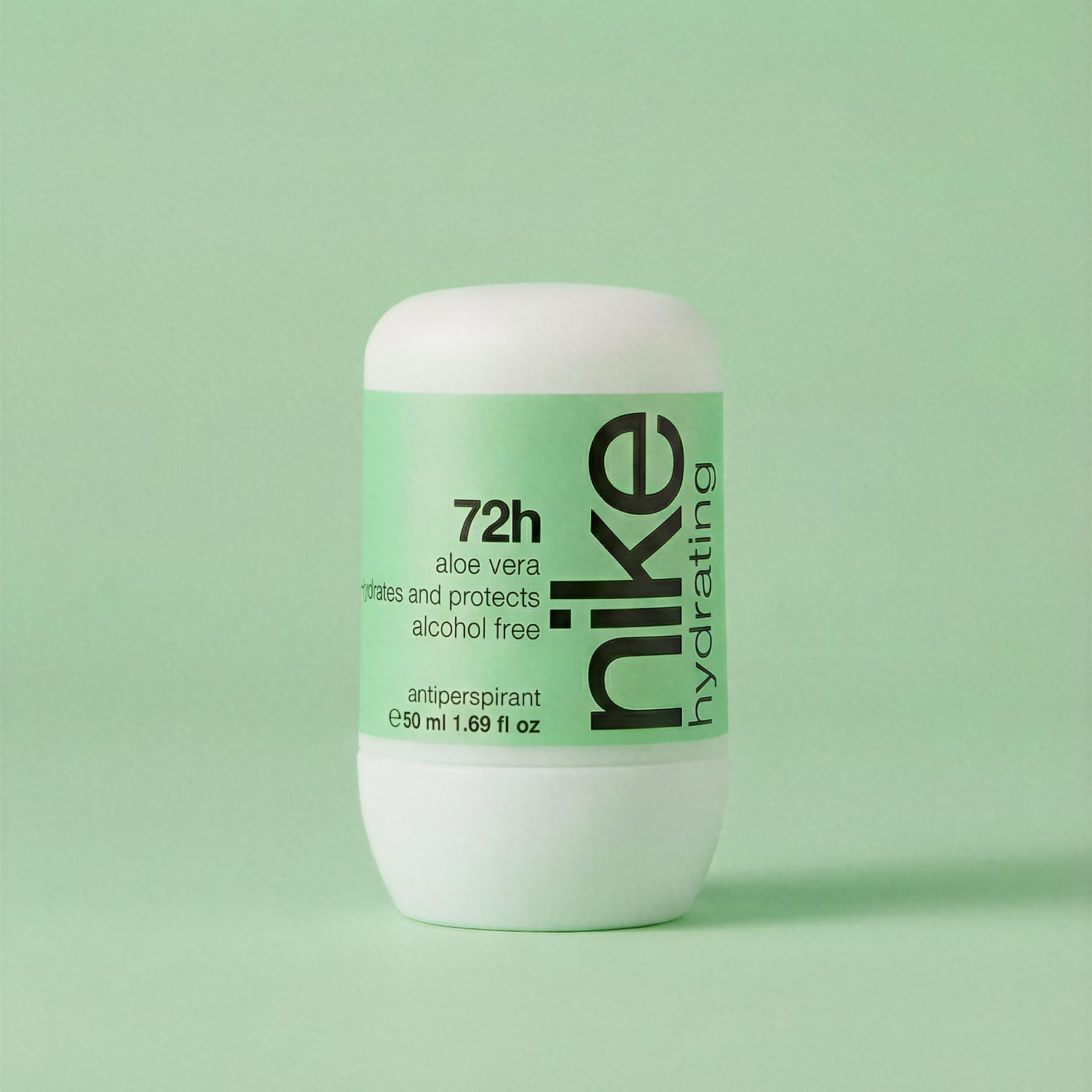 NIKE - Hydrating, Desodorante en Roll-On 50 ml, sin Perfume, Unisex, Antitranspirante, Protección Continua, hasta 72h de Eficacia Comprobada, sin Alcohol, Tecnología, Cuidado y Confort