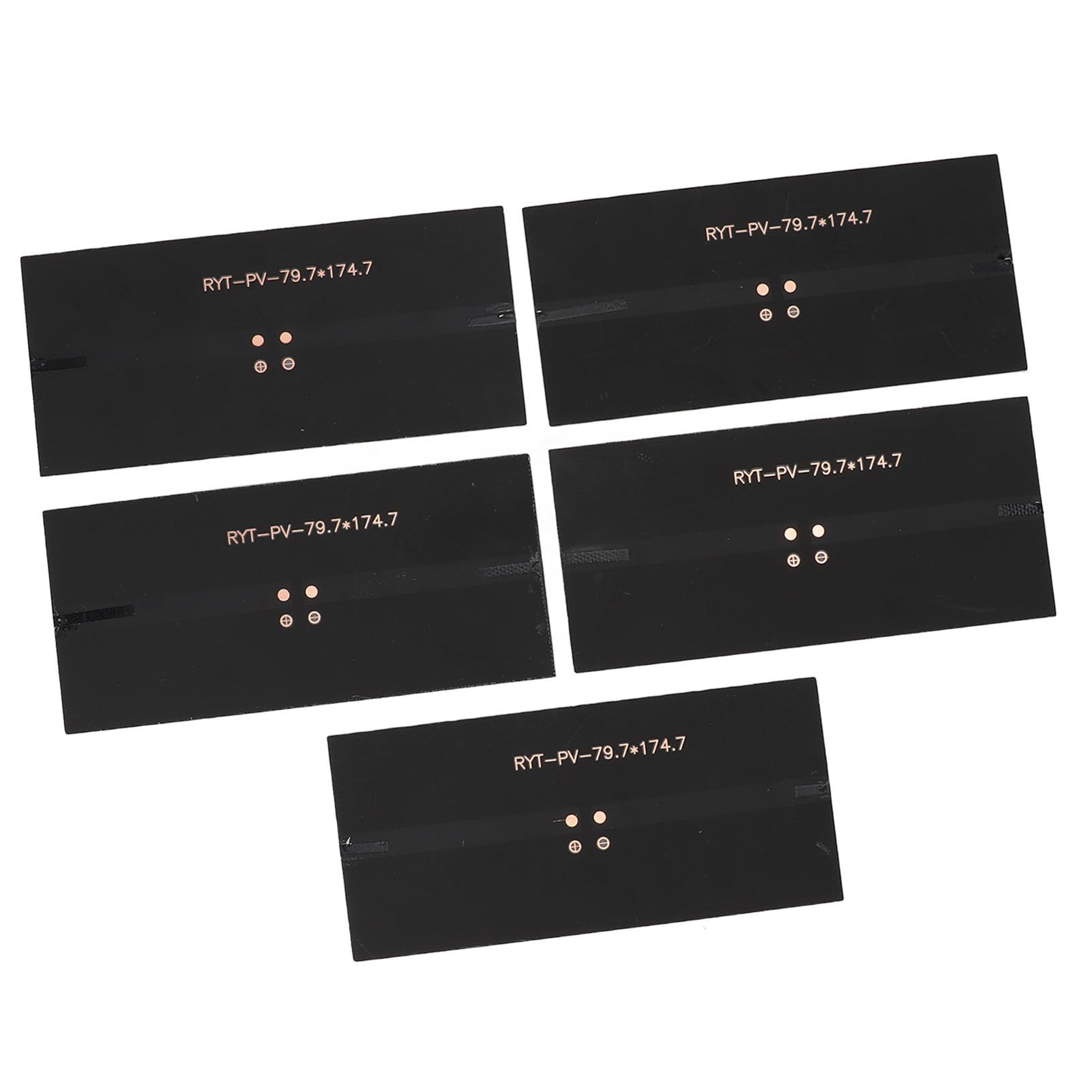 5pcs Solarpanel, 5W EIN Stück ETFE Monokristalline Silizium Tragbares Solar -Ladungsfeld für Wissenschaftliche Projekte Elektronische Anwendungen
