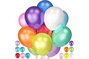 120Pcs Multicolored Balloons for Party and Decoration