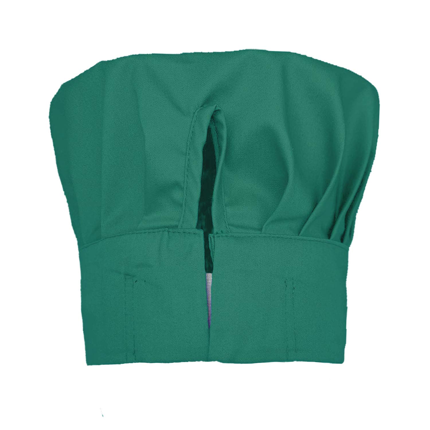 Embroidered Chef Hat Adjustable Elastic Baker Kitchen Cooking Chef Cap Personalized with Your Text Teal Blue