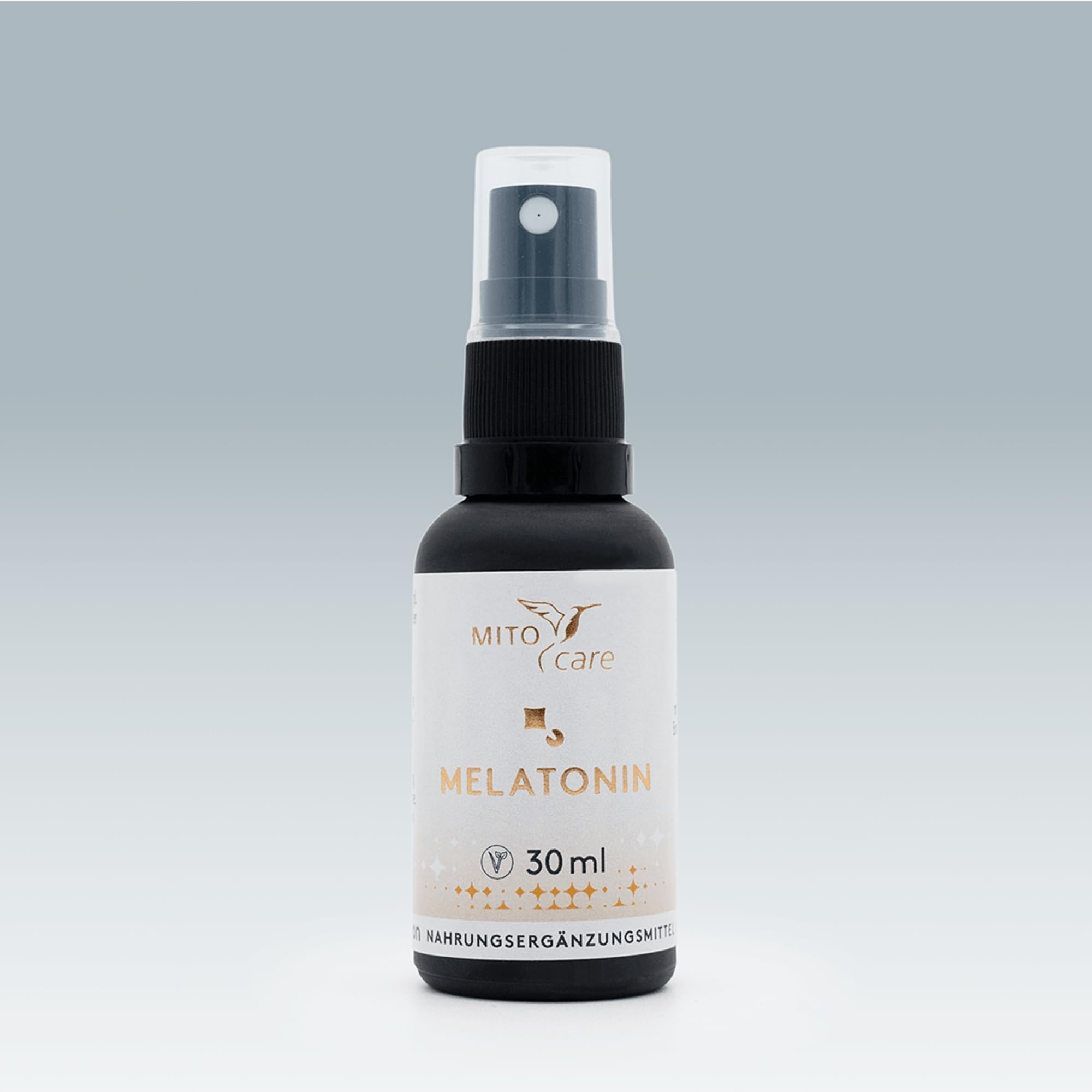 MITOcare Melatonin Spray Einschlafspray hochdosiert 1mg Tagesdosis natürliche Einschlafhilfe Orangengeschmack vegan 214 Sprühstöße Deutschland
