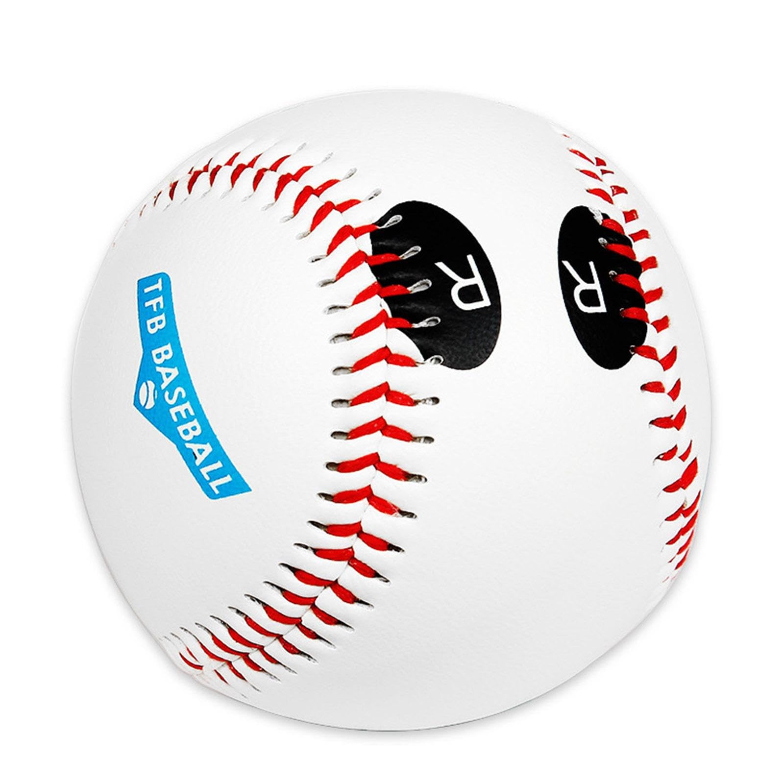 2 Piezas Pelota de Béisbol Estándar Pelota de Entrenamiento Pelota de Competición Balón de Práctica con Núcleo de de Madera Adecuada para