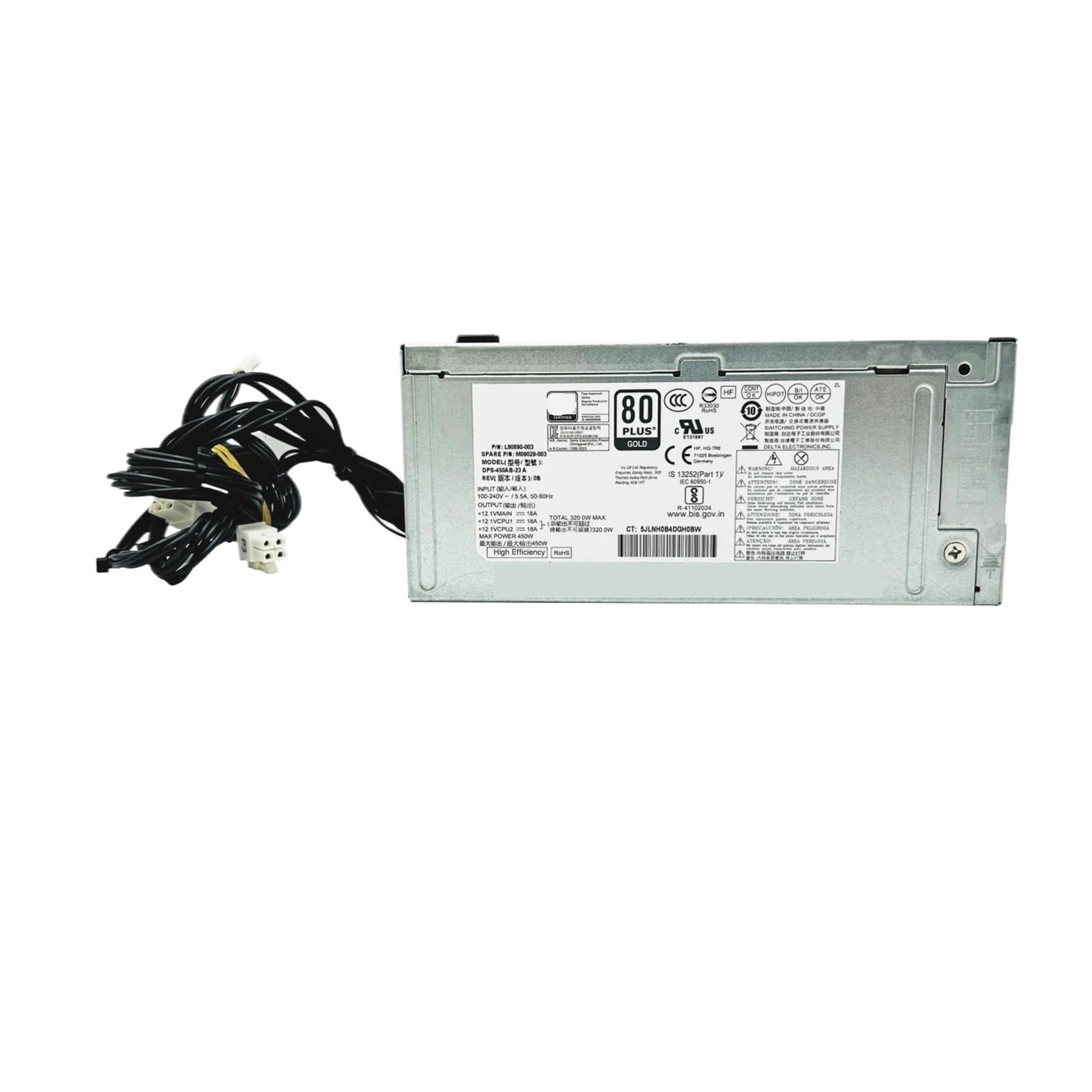 BFSYDLUJ Z2 G5 450W Power Supply L80890-003 M09029-003 DPS-450AB-23 A 4+4+4+7pin