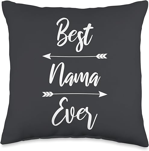 Nama Gifts Best Nama Ever - Cojín para cojín (16.0 x 16.0 in), multicolor