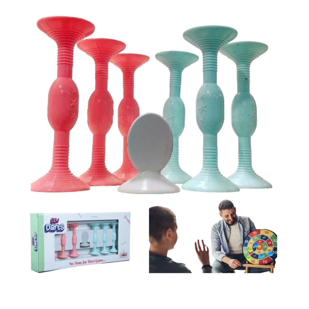 Golden bird Sucker Darts Throwing Game Set, Silicone Suction Cup Toys, Original Safe Indoor,Outdoor Game for Kids and Family (7 Pcs) (B0CN5FBCG8) Amazon Price History, Amazon Price Tracker