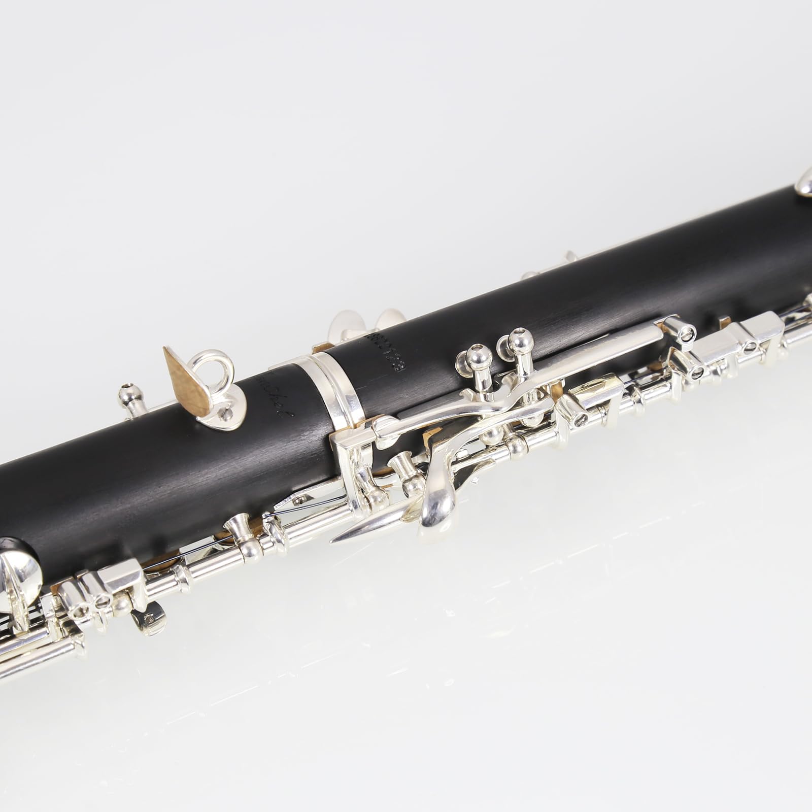 Oboe ABS Korpus versilbert halbautomatisch C-Ton mit Zubehörset