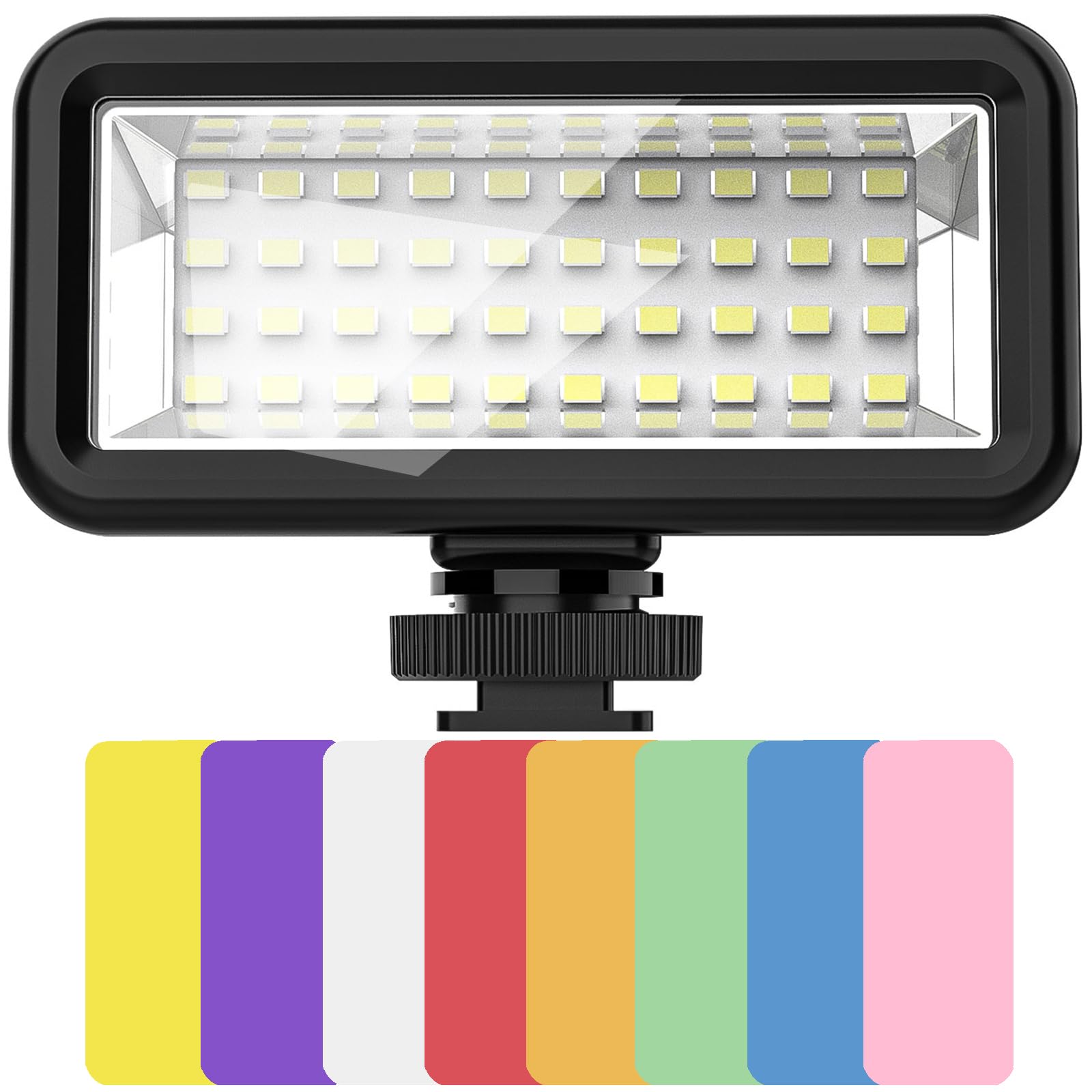 FiTSTILLUnderwater Lights Dive Light 40 LED 2500mAH High Power Dimmable Video Light Waterproof 131ft(40m) for Go Pro Canon Nikon Pentax Panasonic Samsung SLR Cameras