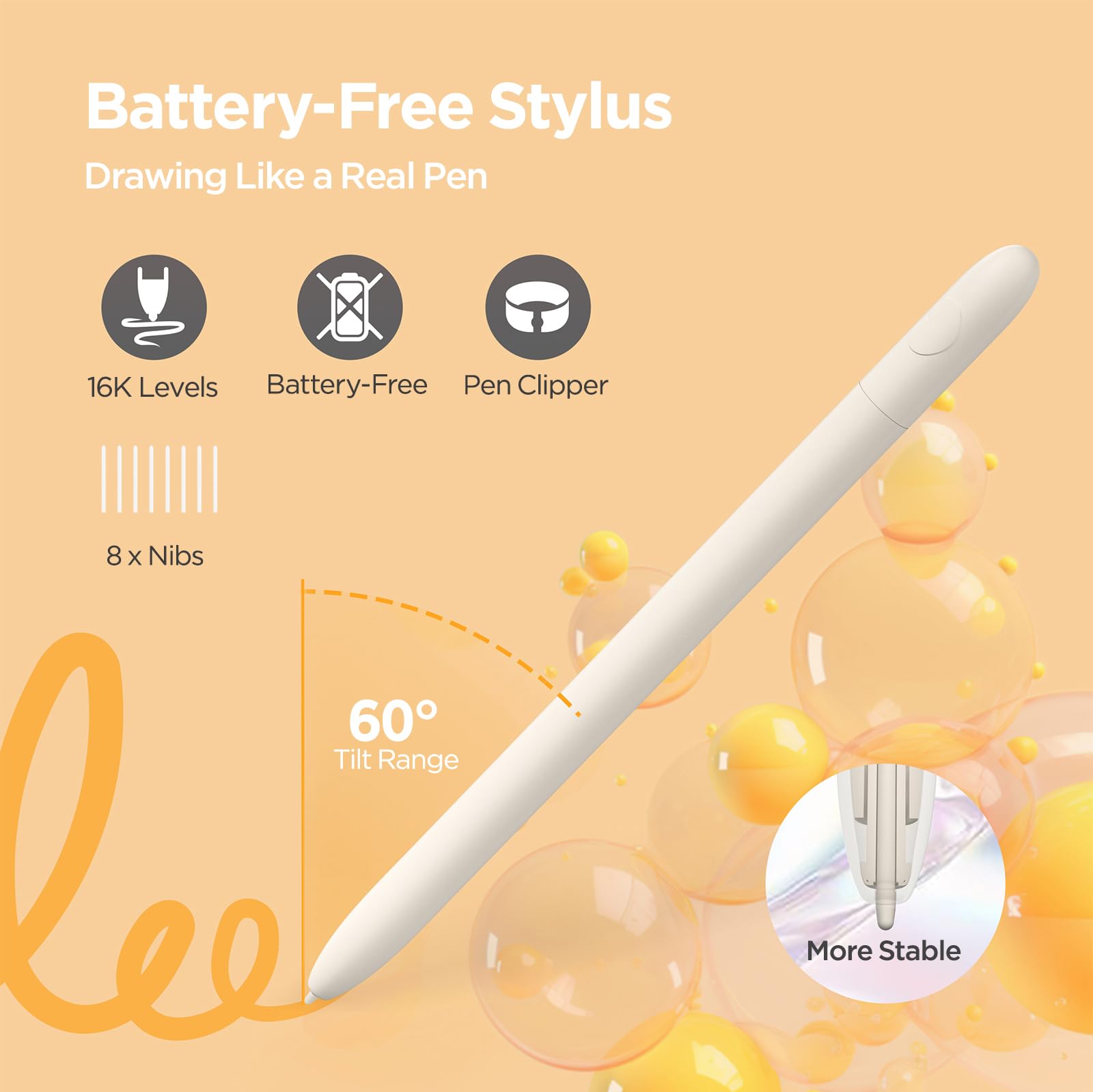 UGEE Q6 - Tavoletta da disegno per telefono Android, tablet grafico con 6 tasti caldi, 6,5 x 4 pollici, modalità di disegno regolabile, blocco da disegno con 16 K livelli, stilo senza batteria per